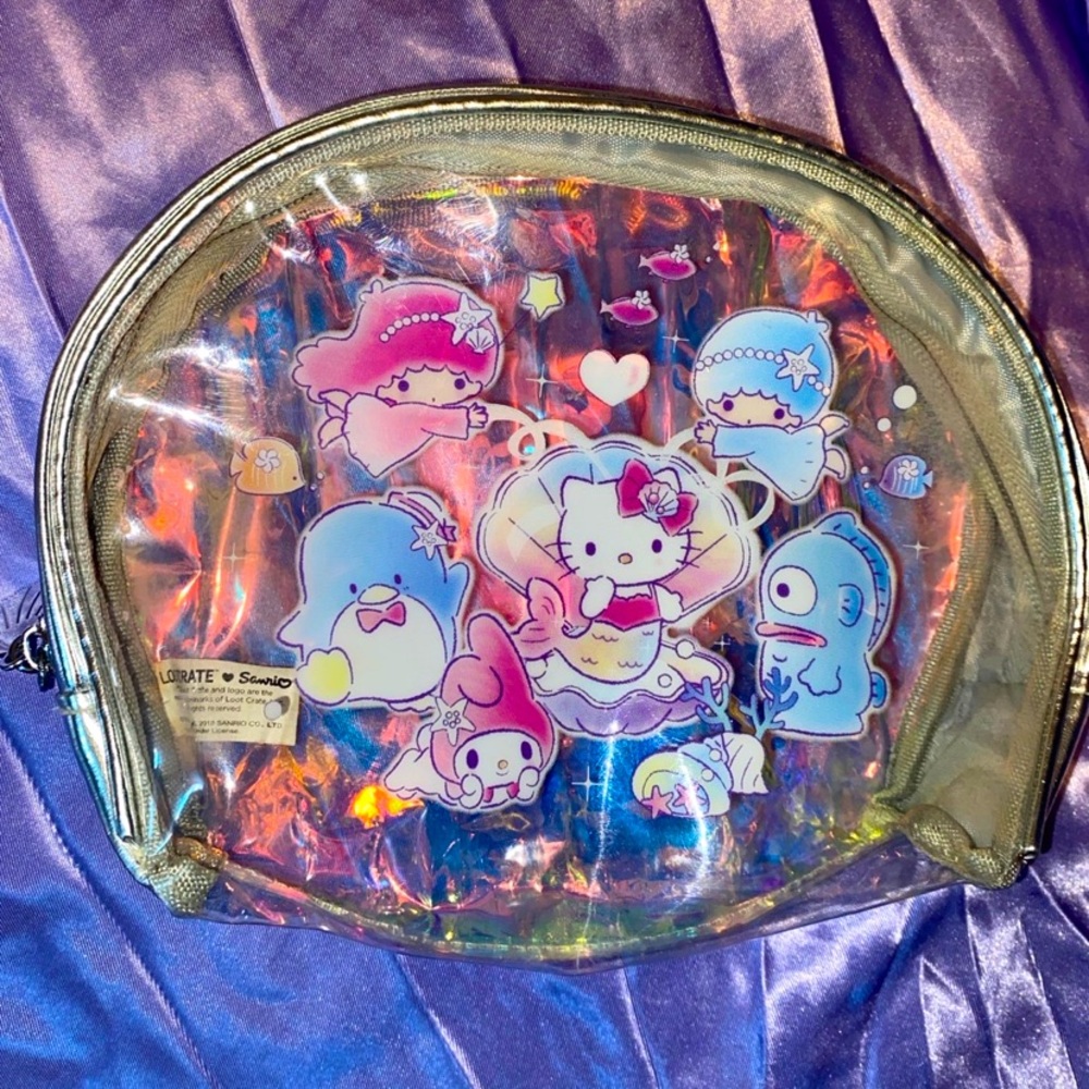 Hello kitty makeup bag